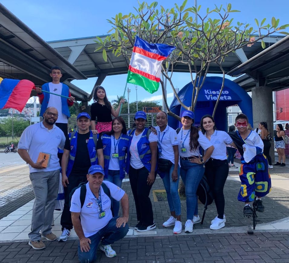 Metro Cali lideró durante abril una jornada pedagógica en la estación Universidades para promover el respeto y el buen uso de las Zonas MIO Mujer.